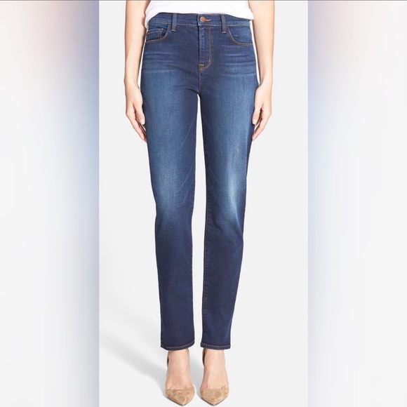 J Brand Maria' High Rise Straight Leg Jeans‎ - Picture 1 of 9